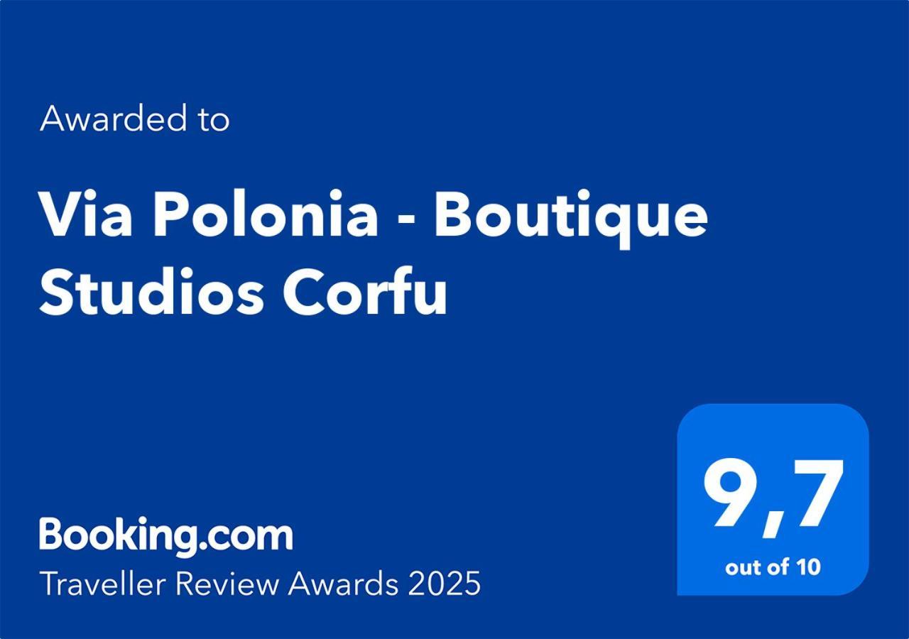 Via Polonia - Boutique Studios Corfu Agios Georgios  Esterno foto